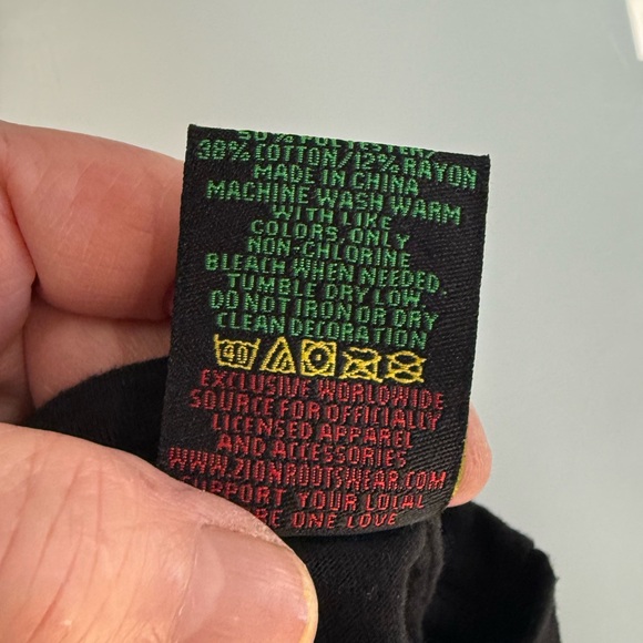 Bob Marley Graphic Black T Shirt Size L - Picture 3 of 6